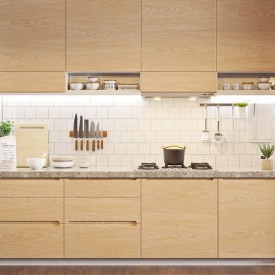 Magnetic Wooden Knife Rack